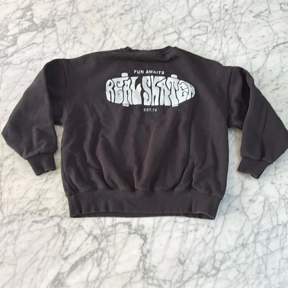 Zara “Real Skater” Crewneck Sweater Sz 9/10